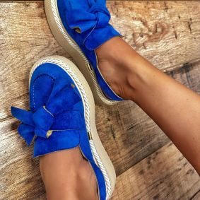 Women sandals E441 - BLUE
