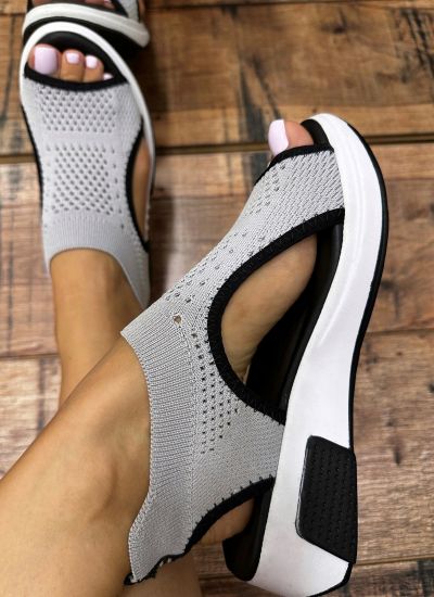 Women sandals E480 - GREY