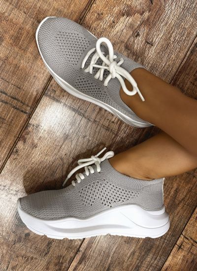 Women sneakers E482 - GREY