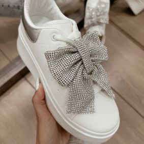 Women sneakers E521 - WHITE