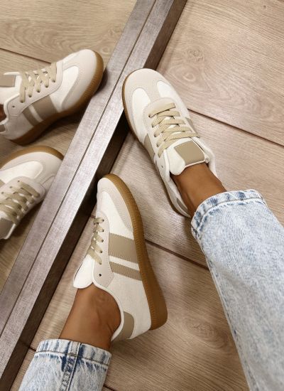 Beige Sneakers for Work and Play