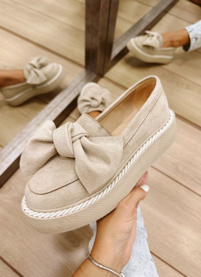 Women flats E542 - BEIGE