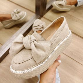 Women flats E542 - BEIGE