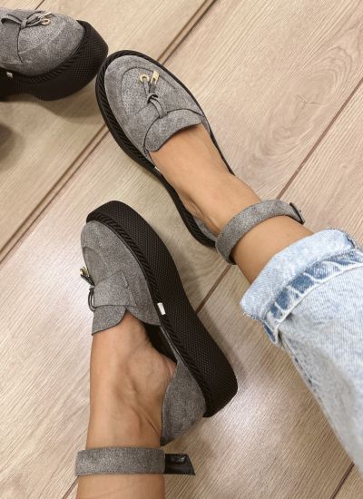 Women flats E548 - GREY