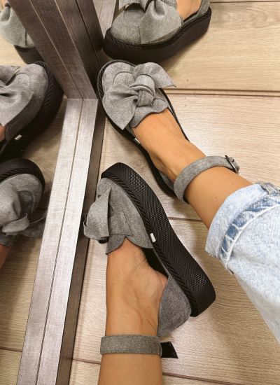 Women flats E549 - GREY