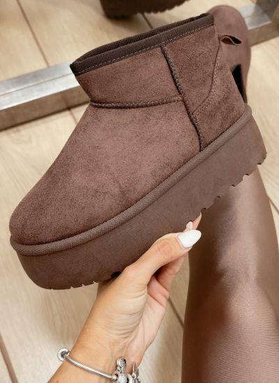 Comfy Boots E553 - BROWN