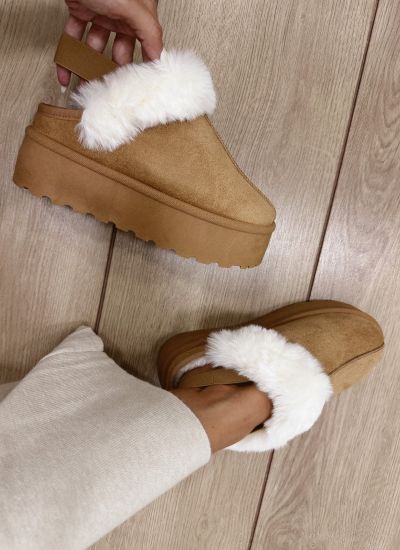 Comfy Boots E554 - CAMEL