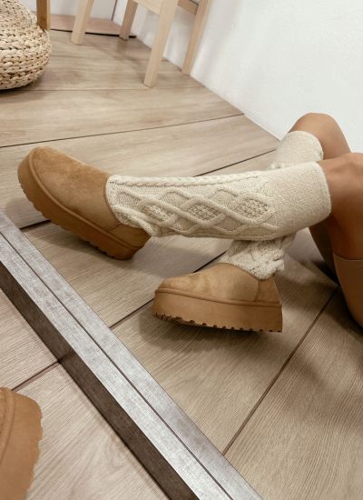 Comfy Boots E556 - CAMEL