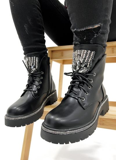 Ankle Booties on low heels Women footwear HOP HOP SHOP: Women's