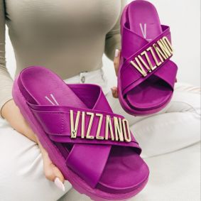 Ženske papuče F101 - VIZZANO - CIKLAMA