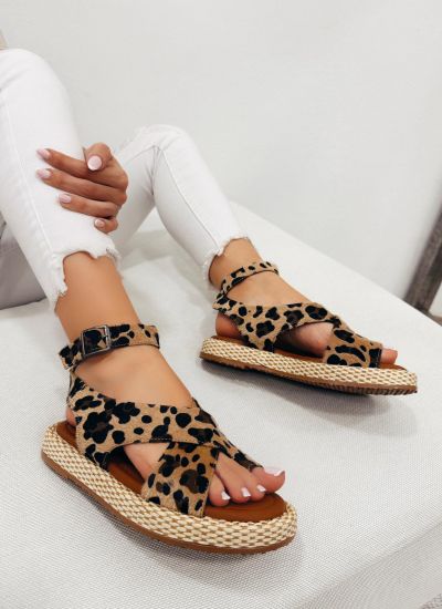 Ženske sandale F107 - LEOPARD