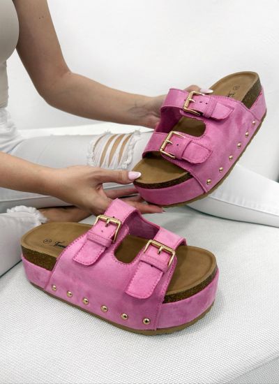 Ženske papuče F141 - PINK
