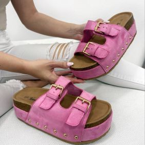 Ženske papuče F141 - PINK