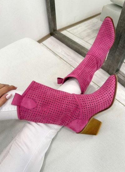 Letnje čizme F187 - RUPIČASTE - PINK