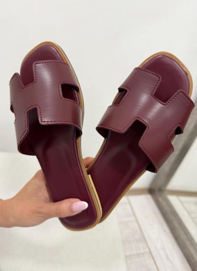 Ženske papuče F246 - BORDO