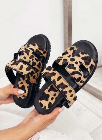 Ženske papuče F249 - LEOPARD