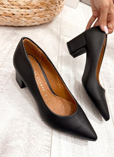Kožne štikle F332 - BELEZZA SCARPE - CRNA