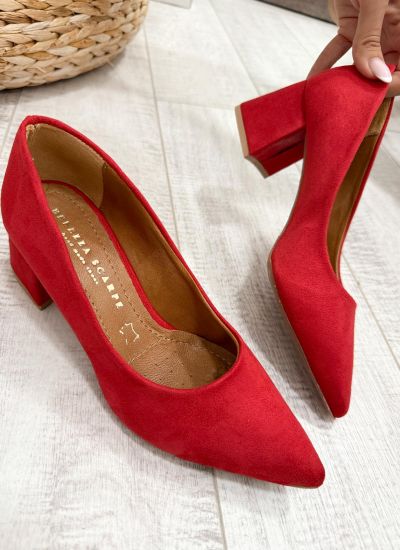 Kožne štikle F333 - BELEZZA SCARPE - CRVENA