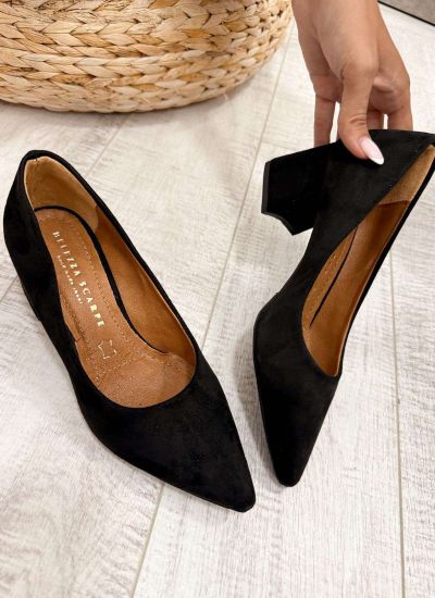 Kožne štikle F333 - BELEZZA SCARPE - CRNA