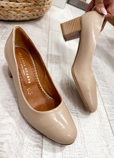 Kožne štikle F334 - BELEZZA SCARPE - SVETLO BEŽ