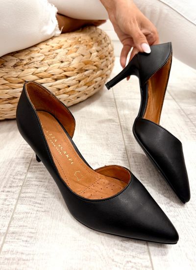 Kožne štikle F335 - BELEZZA SCARPE - CRNA