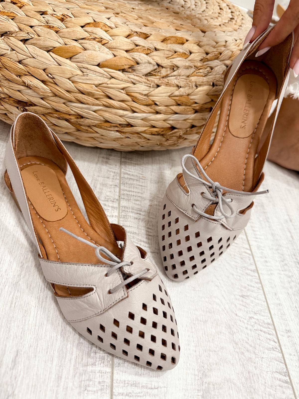 Ženske sandale F344 - LOVE BALLERIN'S - TAUPE