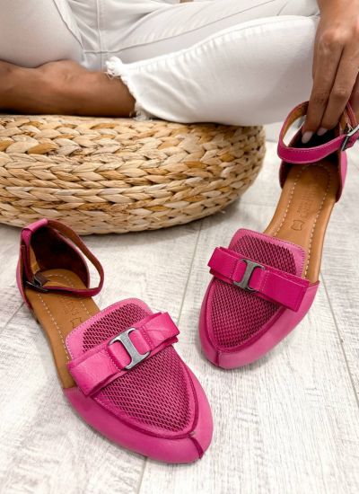 Kožne sandale F345 - LOVE BALLERIN'S - PINK