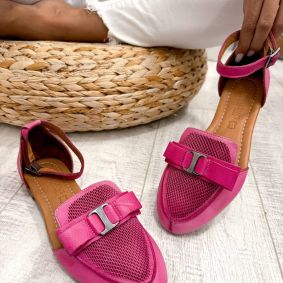 Kožne sandale F345 - LOVE BALLERIN'S - PINK