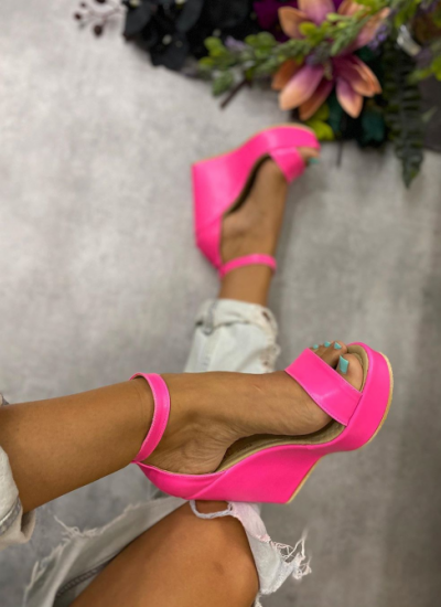 NEON SANDALE NA PUNU PETU - PINK