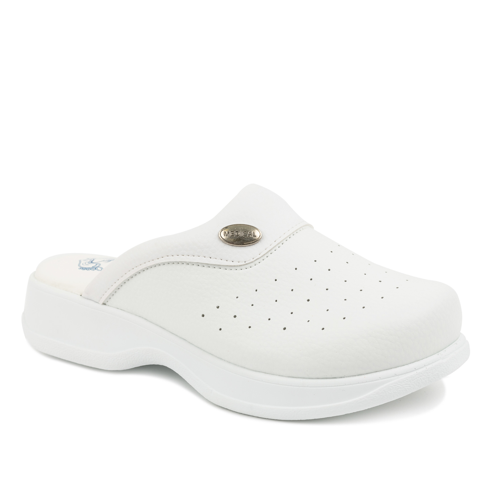 HOLLOW MEDICAL SOLE CLOGS - WHITE