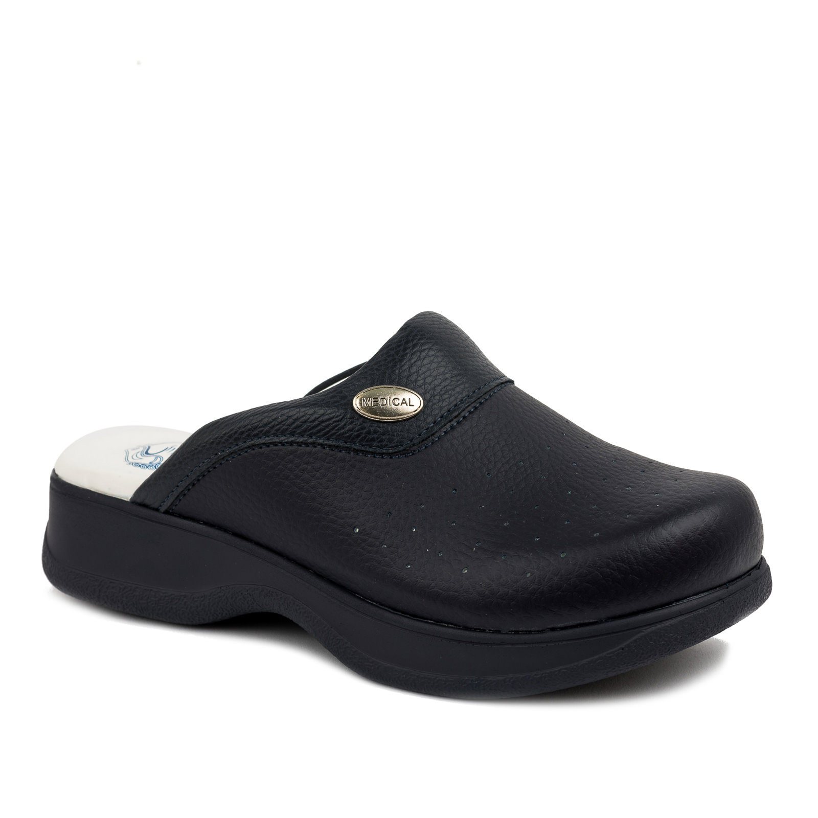 HOLLOW MEDICAL SOLE CLOGS - BLACK
