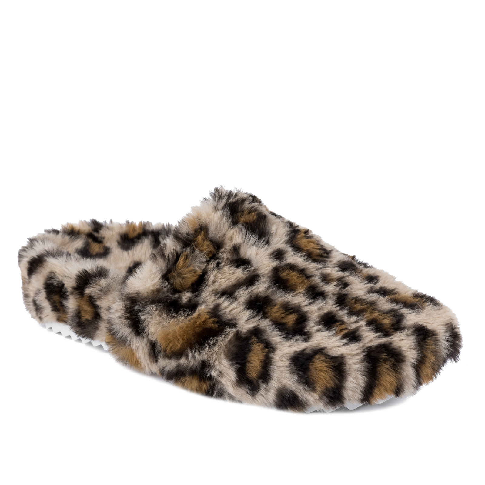 LEOPARD FLUFFY SLIPPERS 