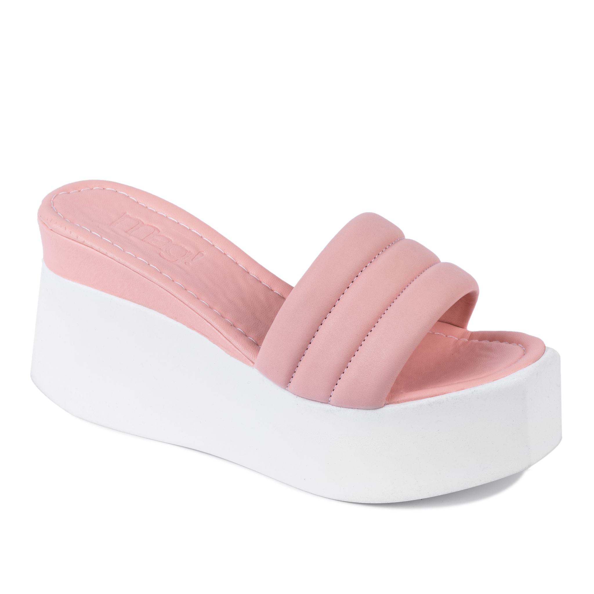 WEDGE SLIPPERS - ROSE