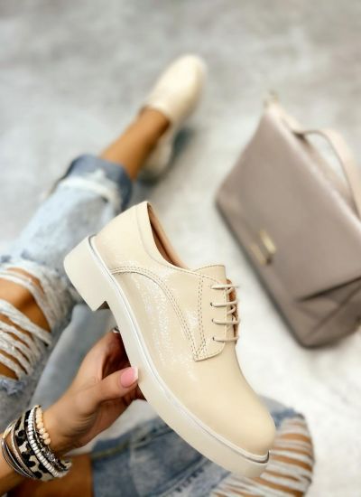 OXFORD SHOES - BEIGE