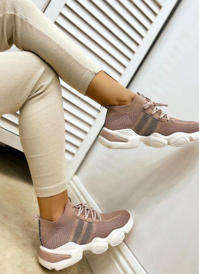 STRETCH SNEAKERS - ROSE