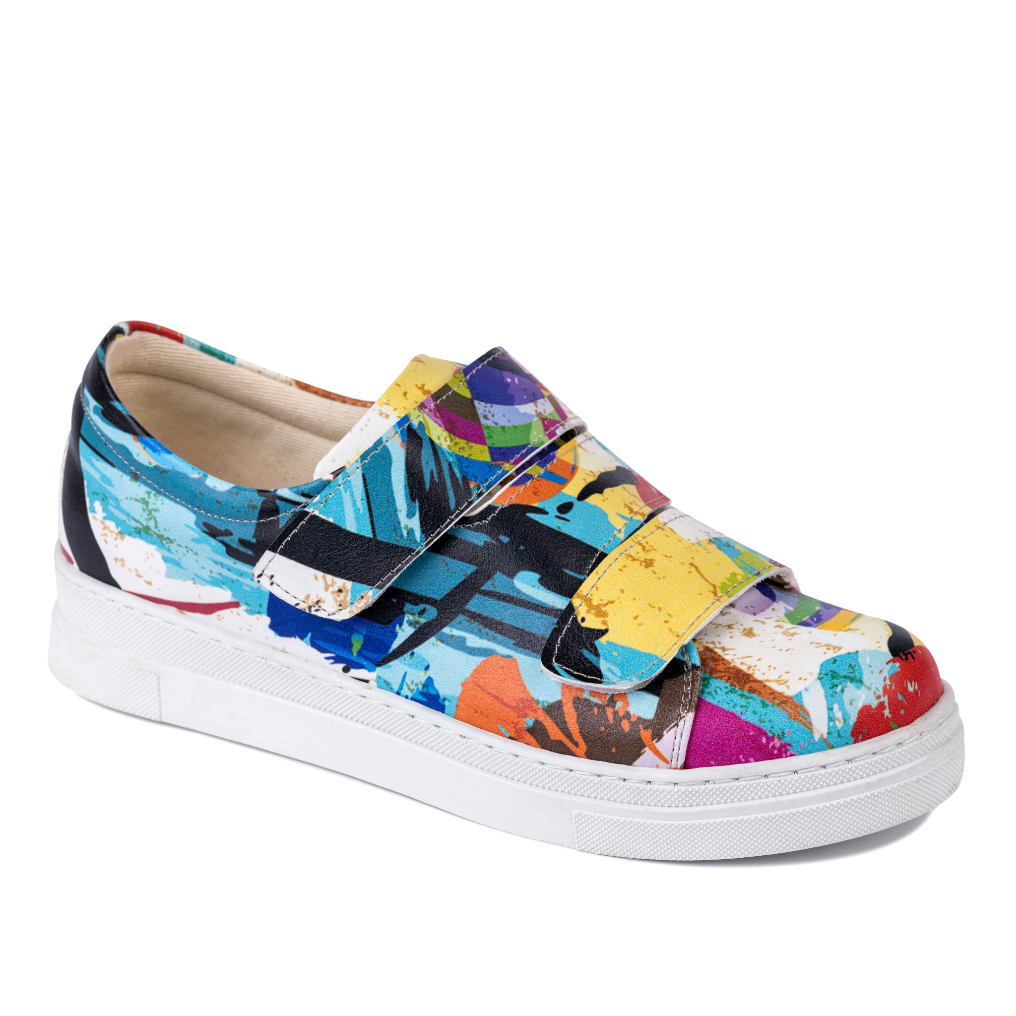 COLORFUL SNEAKERS WITH VELCRO BAND