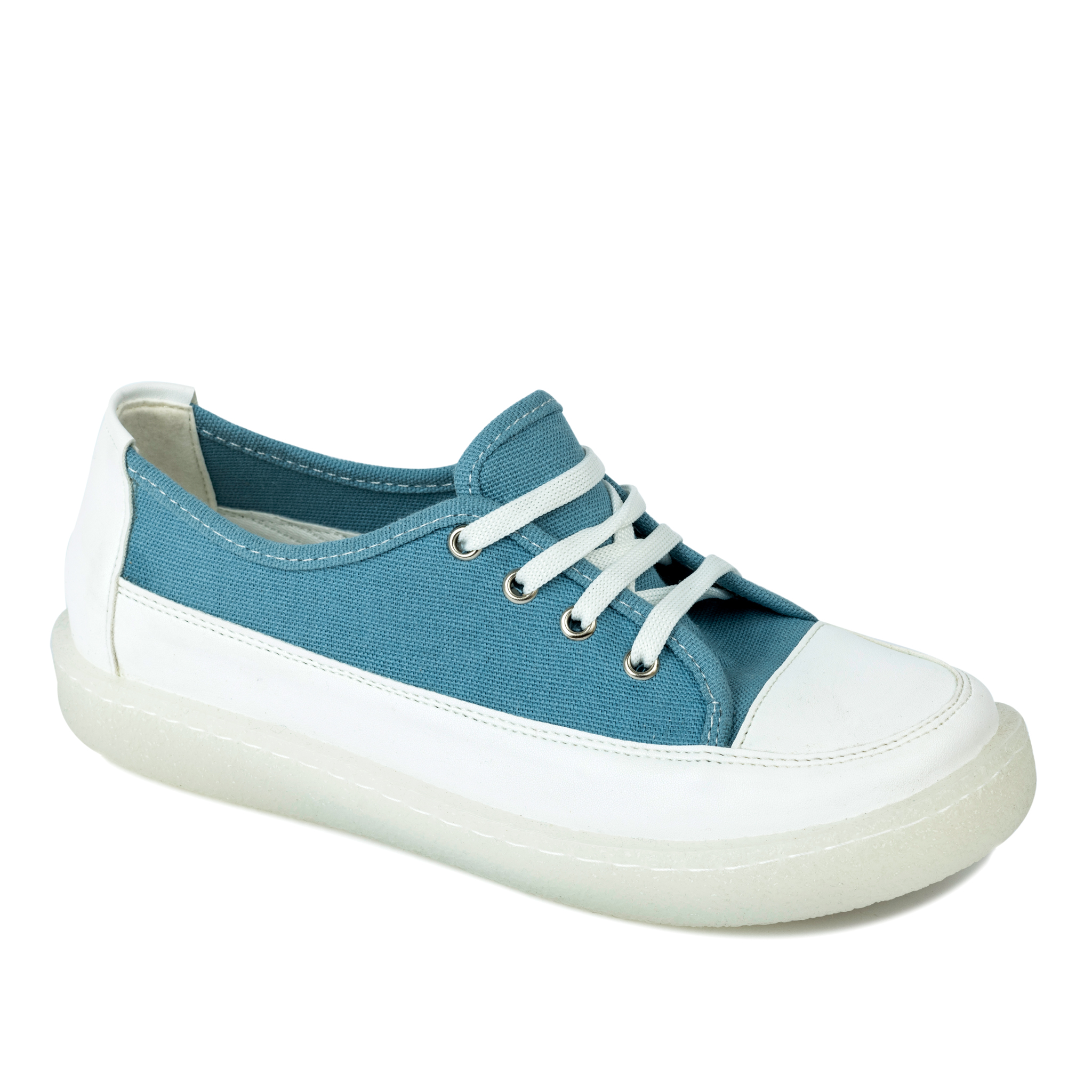 SHALLOW HIGH SOLE SNEAKERS - BLUE