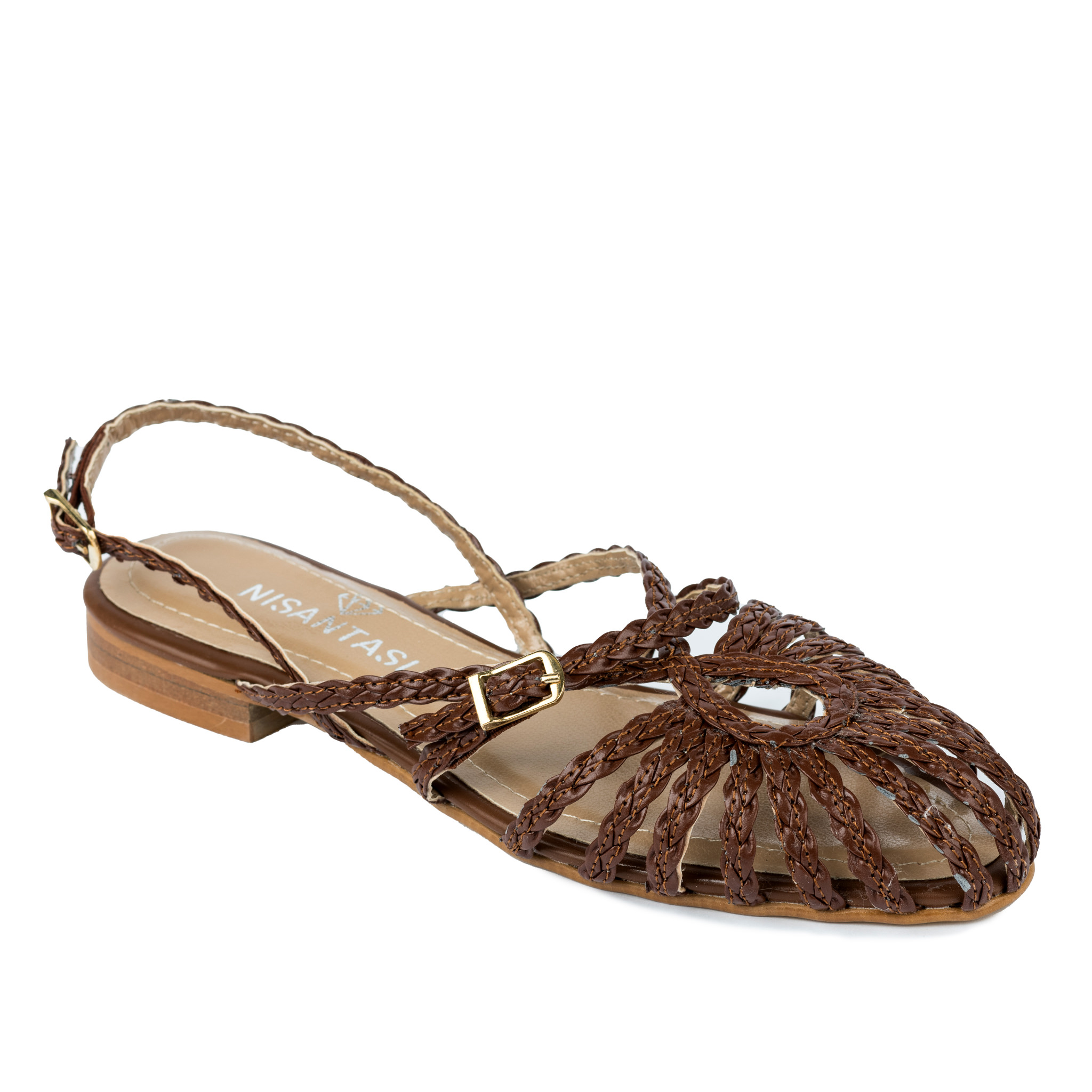 Women sandals A156 - BROWN