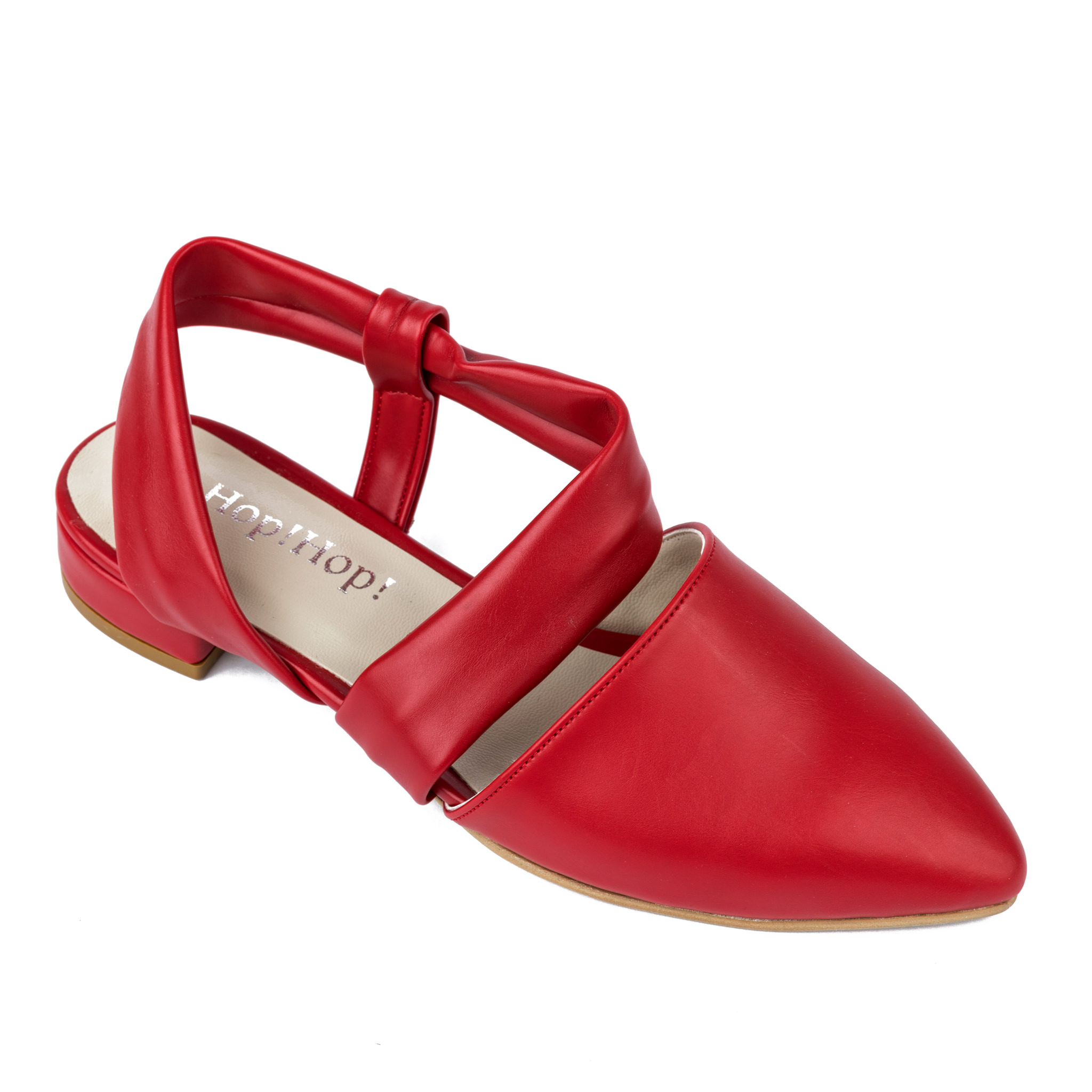 FLAT SANDALS - RED