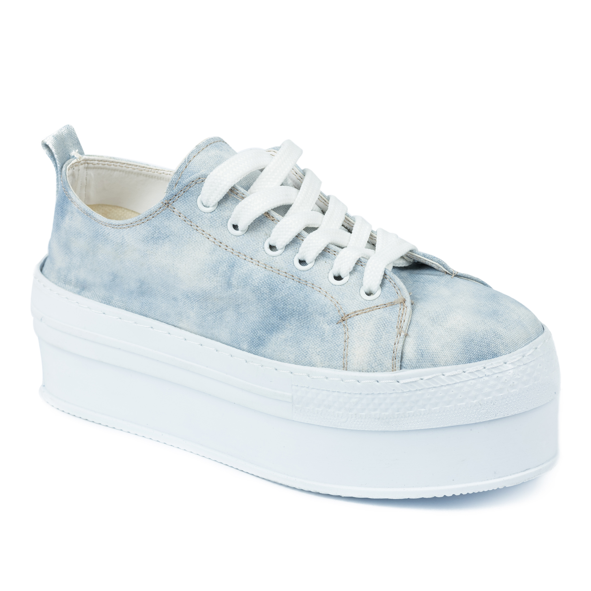 HIGH SOLE SNEAKERS - BLUE