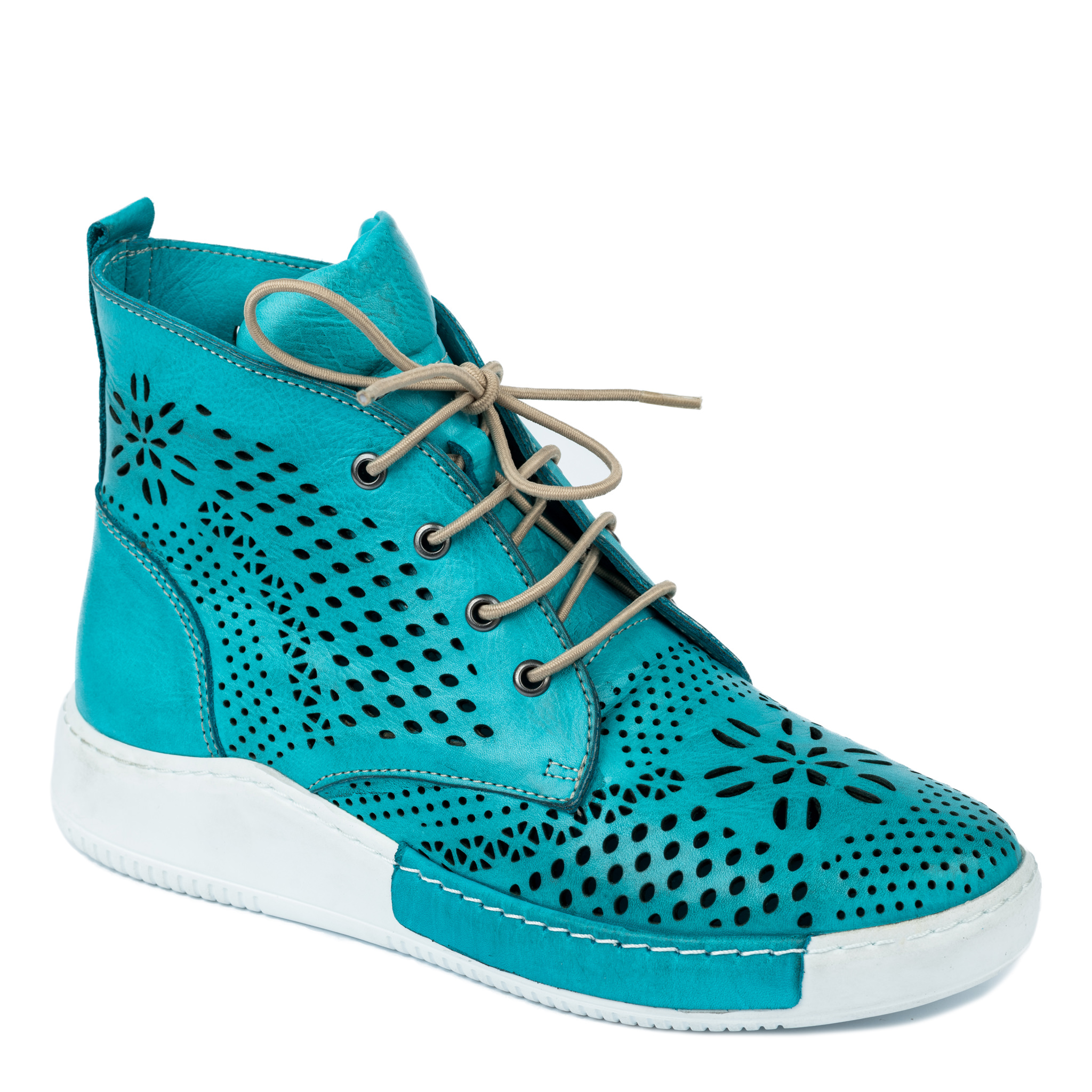 Women sneakers A234 - TURQUOISE