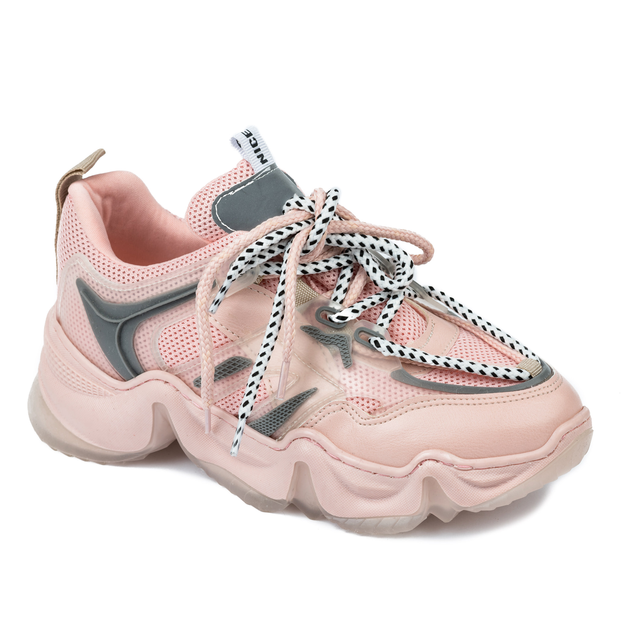 HIGH SOLE SNEAKERS - ROSE