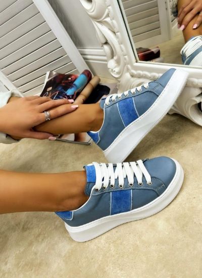 Women sneakers A237 - BLUE