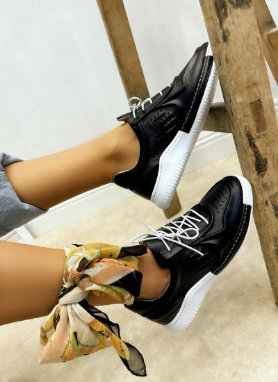 Women sneakers A239 - BLACK
