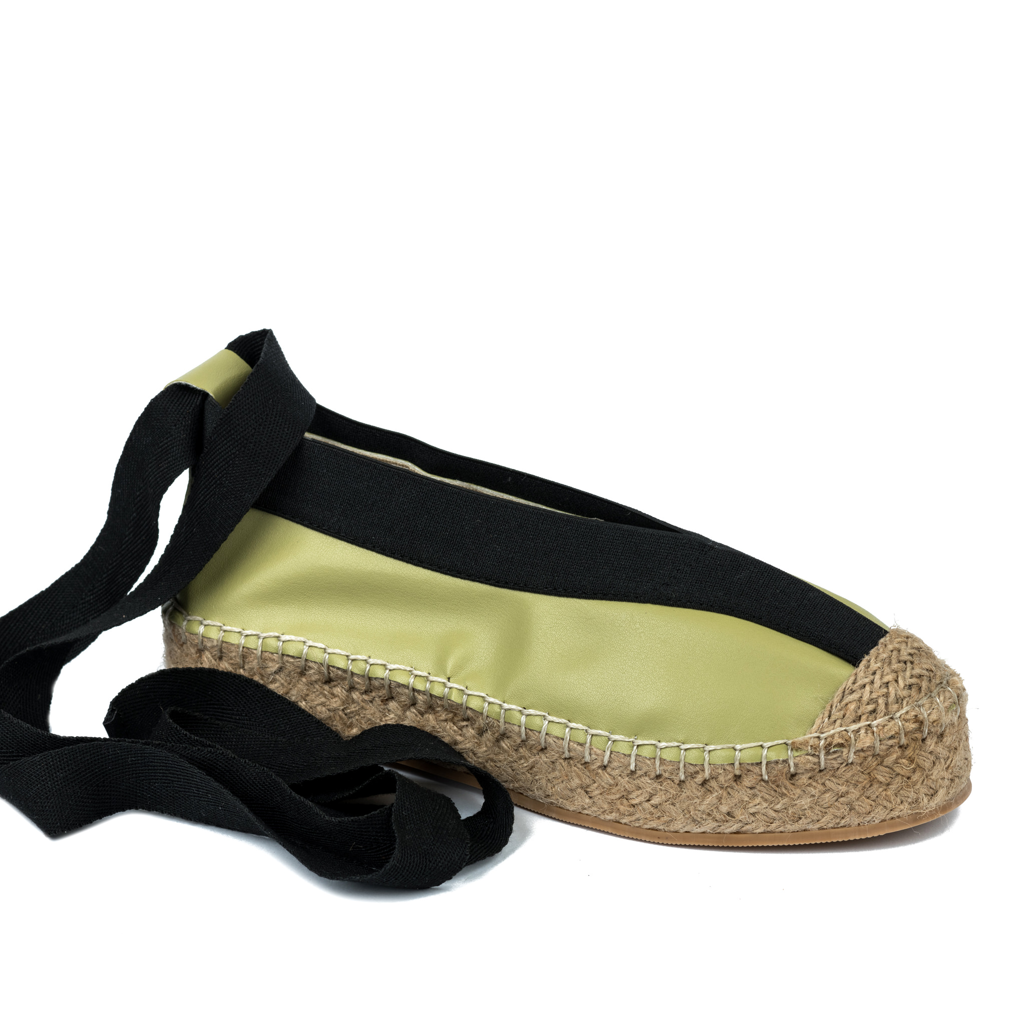 Women espadrilles and slip-ons A245 - GREEN